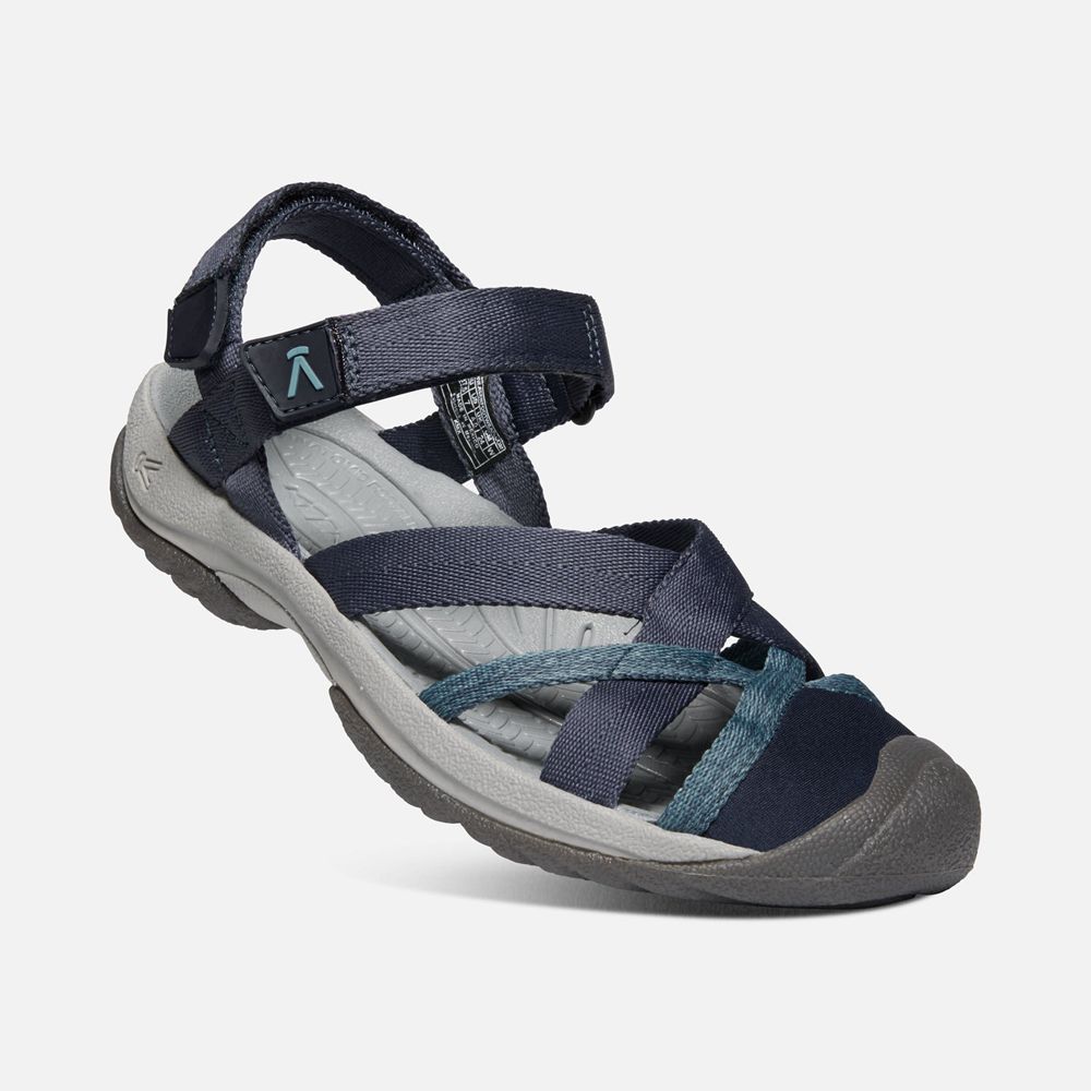 Sandales À Bride Keen Femme Bleu Marine | Kira Ankle | SBCXE-6391